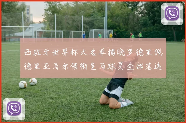 西班牙世界杯大名单揭晓罗德里佩德里亚马尔领衔皇马球员全部落选